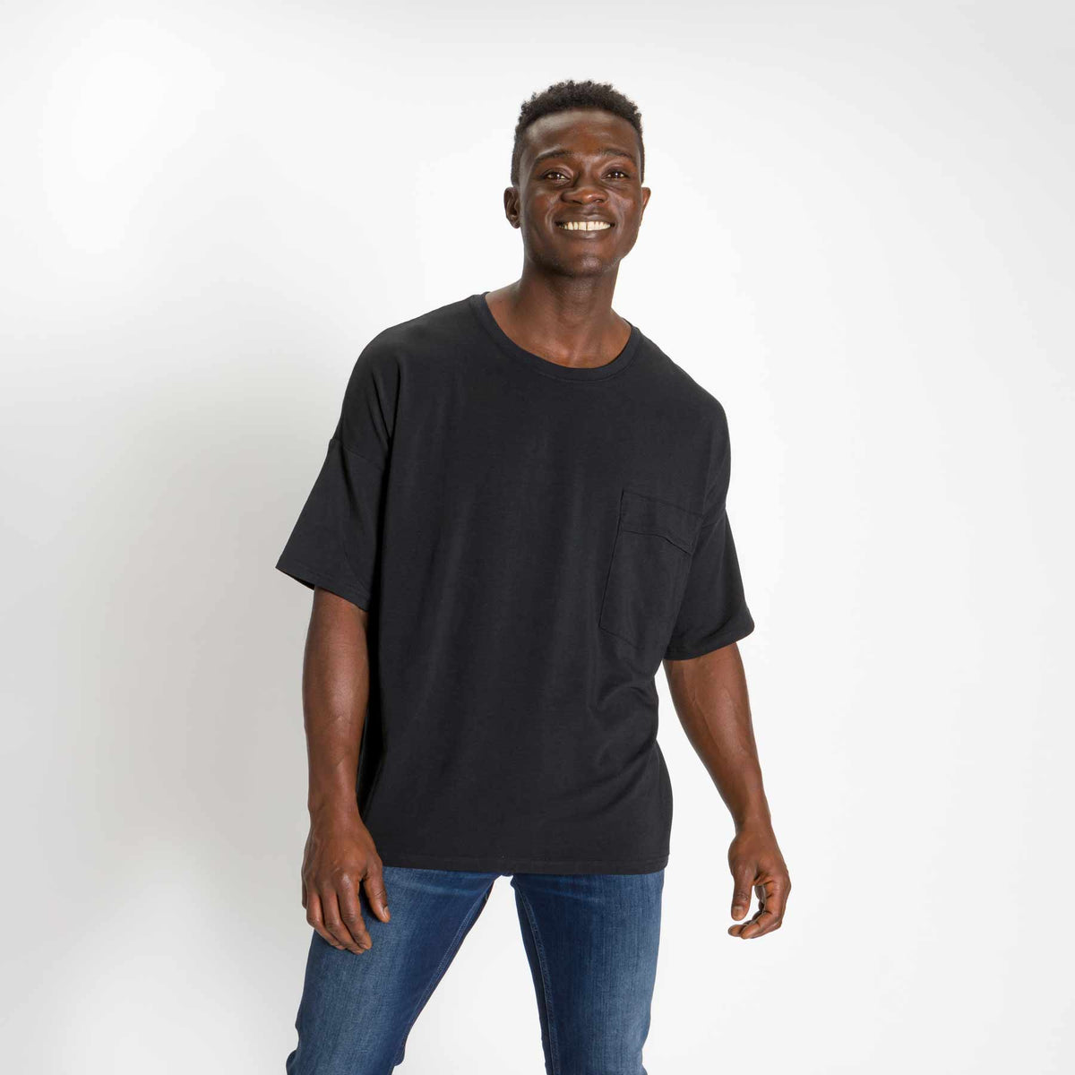 Men's Oversized Pocket Crew T-Shirt | On Sale | Proto101