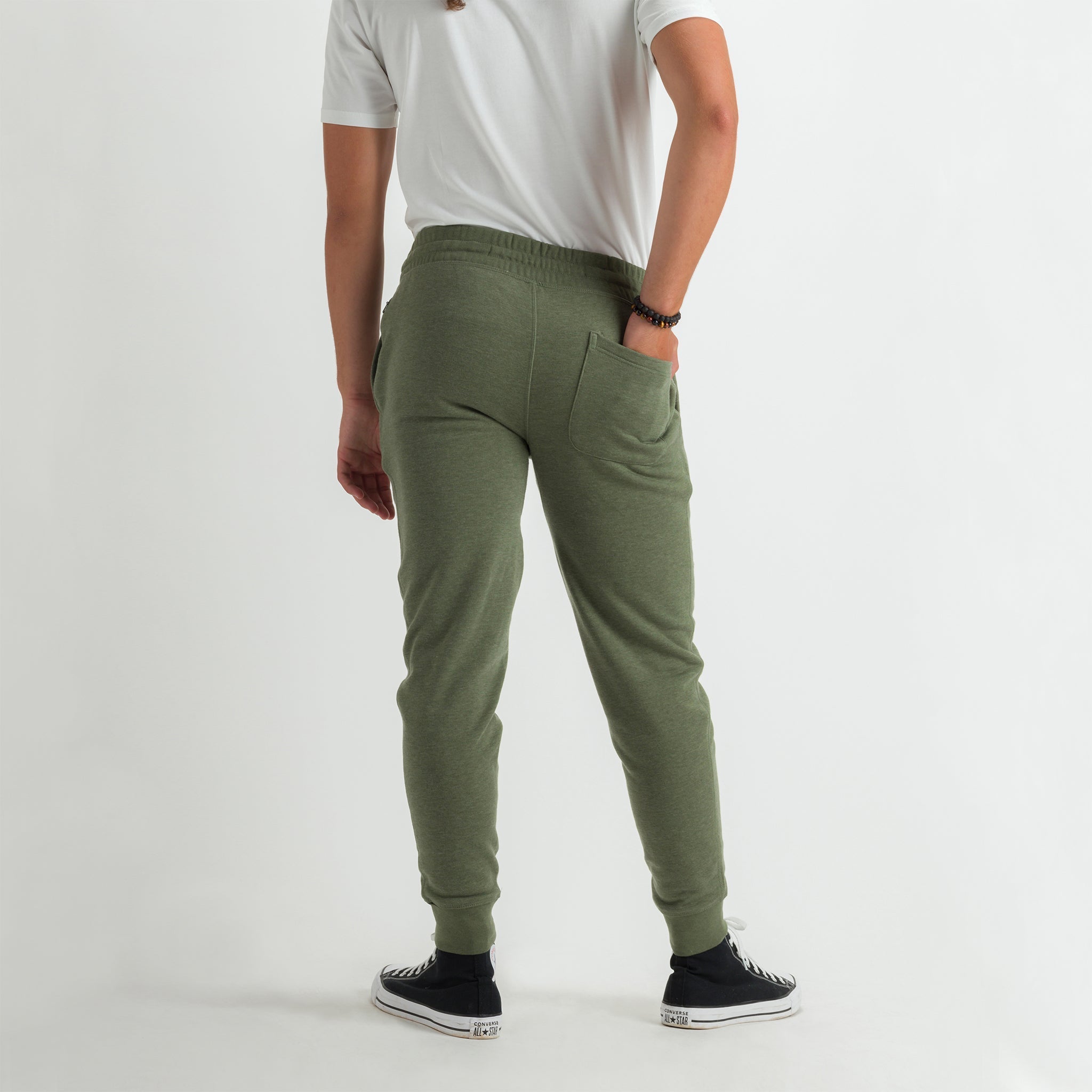 BNIB Echt inspired olive green joggers, Men's Fashion, Bottoms