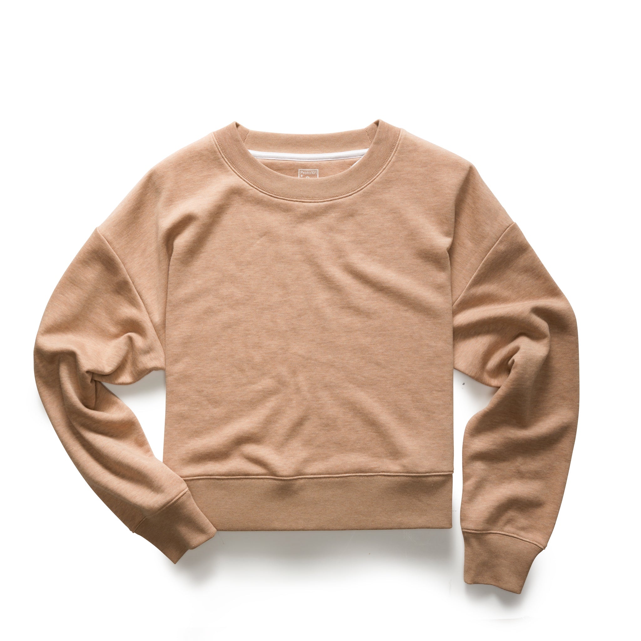 Relaxed Cropped Crew Sweatshirt