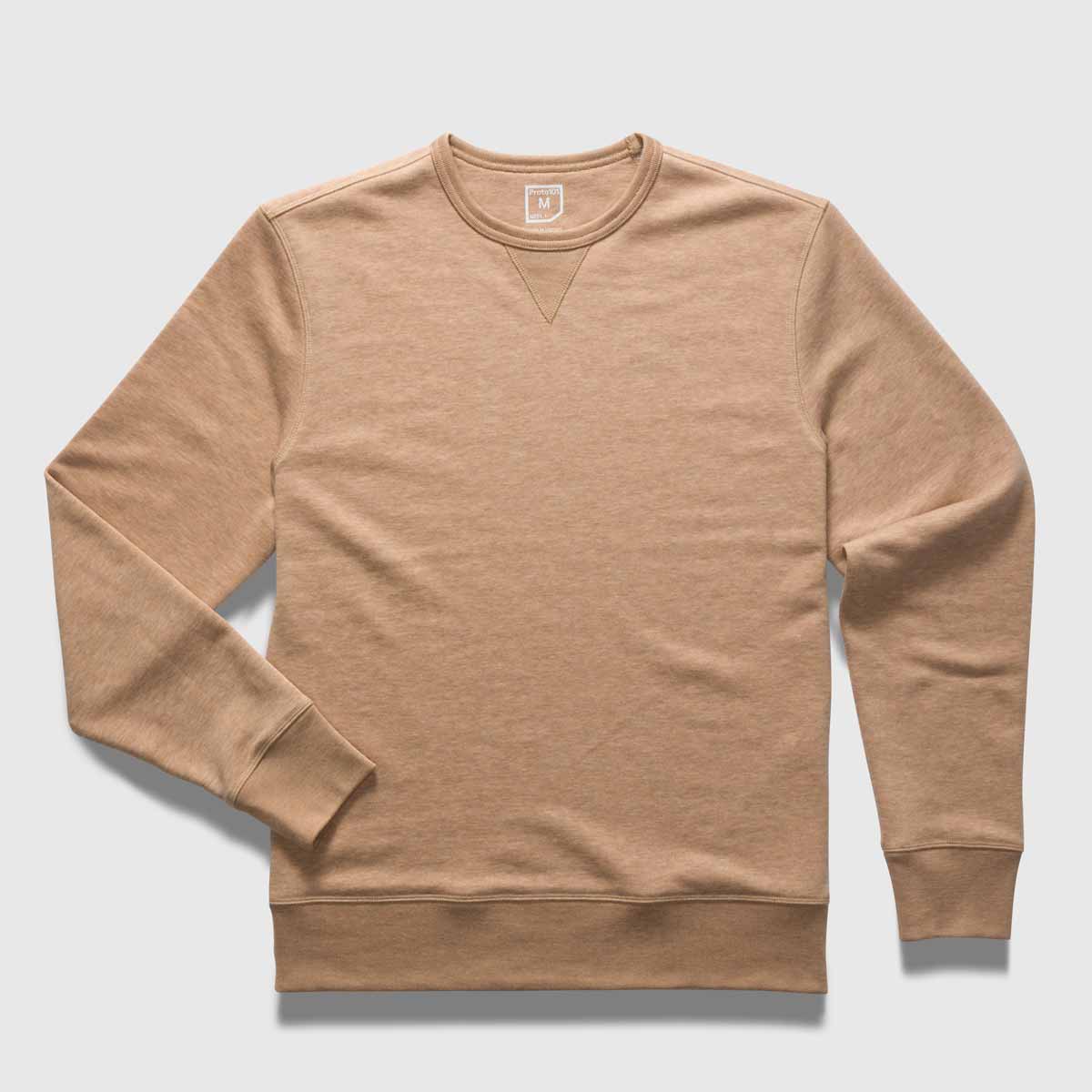 Men's Classic Hoodie Sweatshirt | Proto101 Brown Heather / XL
