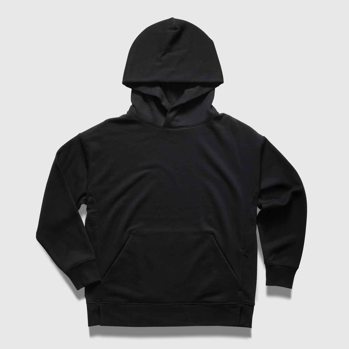 Sweatshirt - Women's Relaxed Hoodie in Black