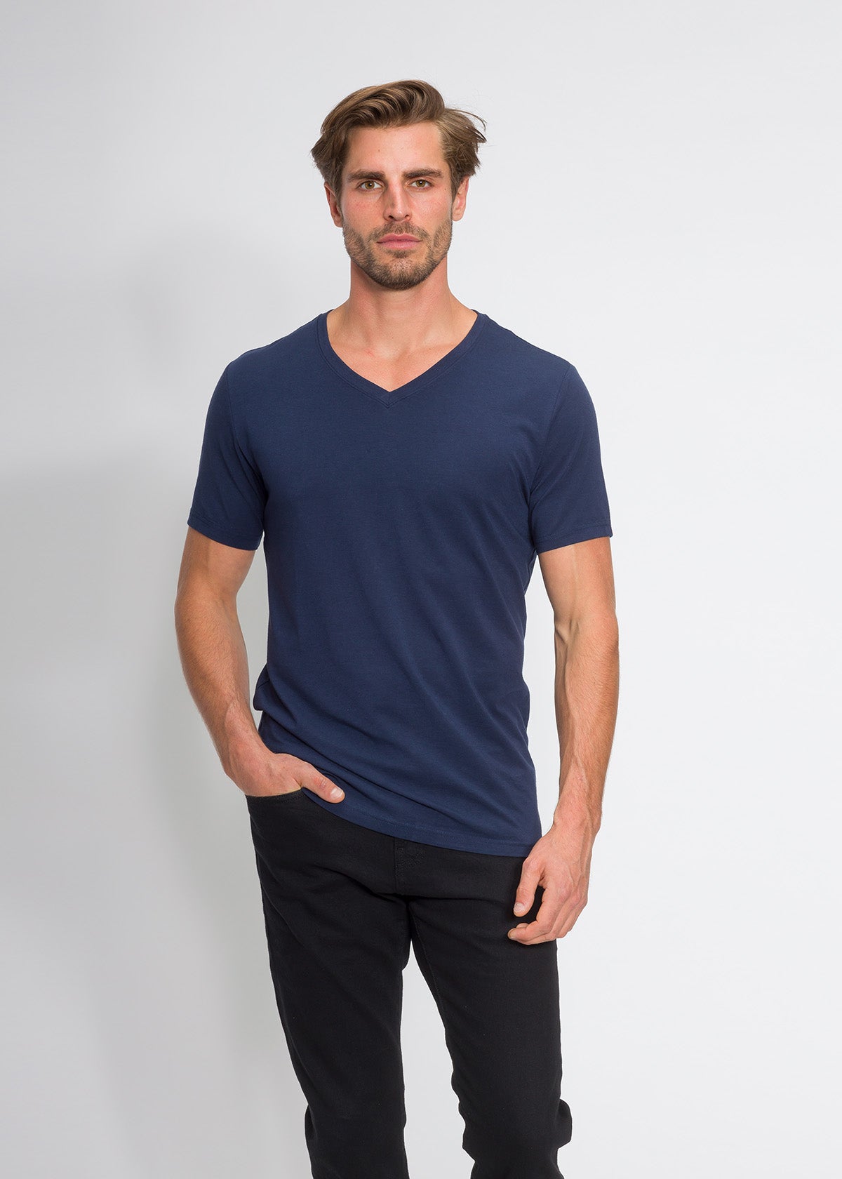 Suit With V Neck: How to Rock It – The Classic T-Shirt Company