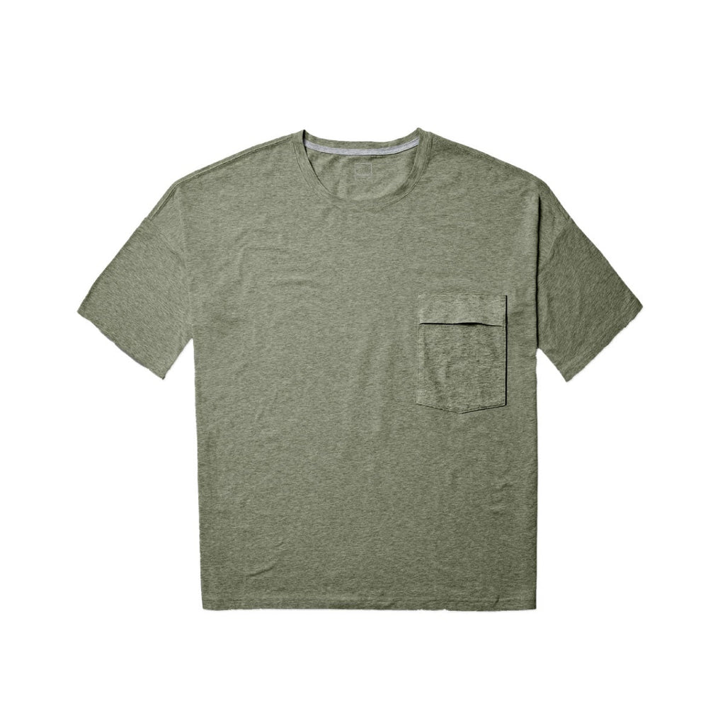 T-Shirt - Men's Oversized Pocket Crew T-Shirt In Supima Cotton Stretch